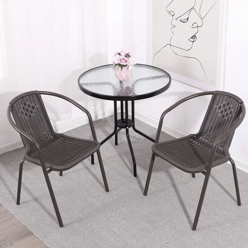 Woven plastic outdoor chairs deals