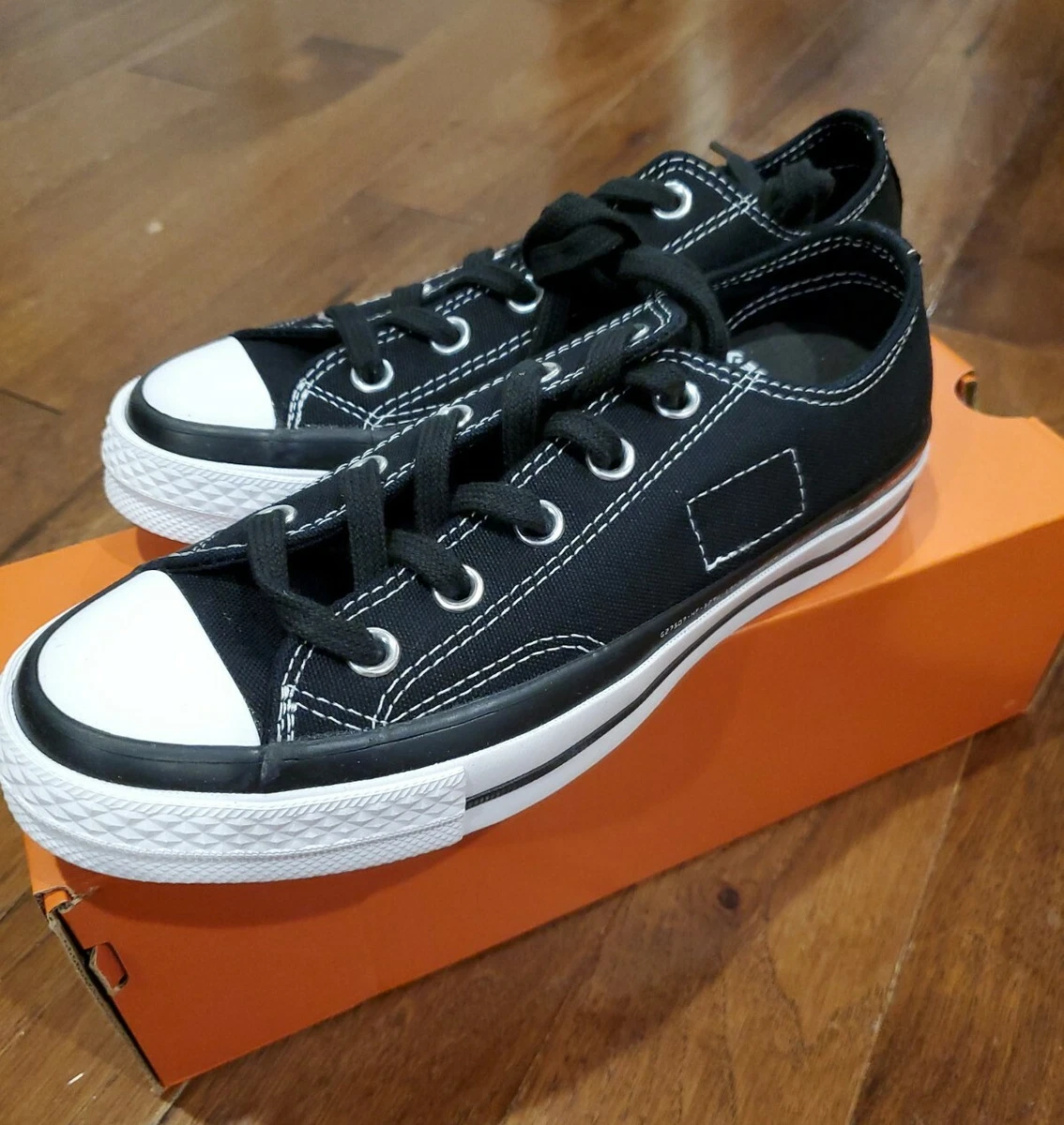 Converse x Fragment x Moncler All-Star 70 OX “Black” 169069C Size 4 In Hand