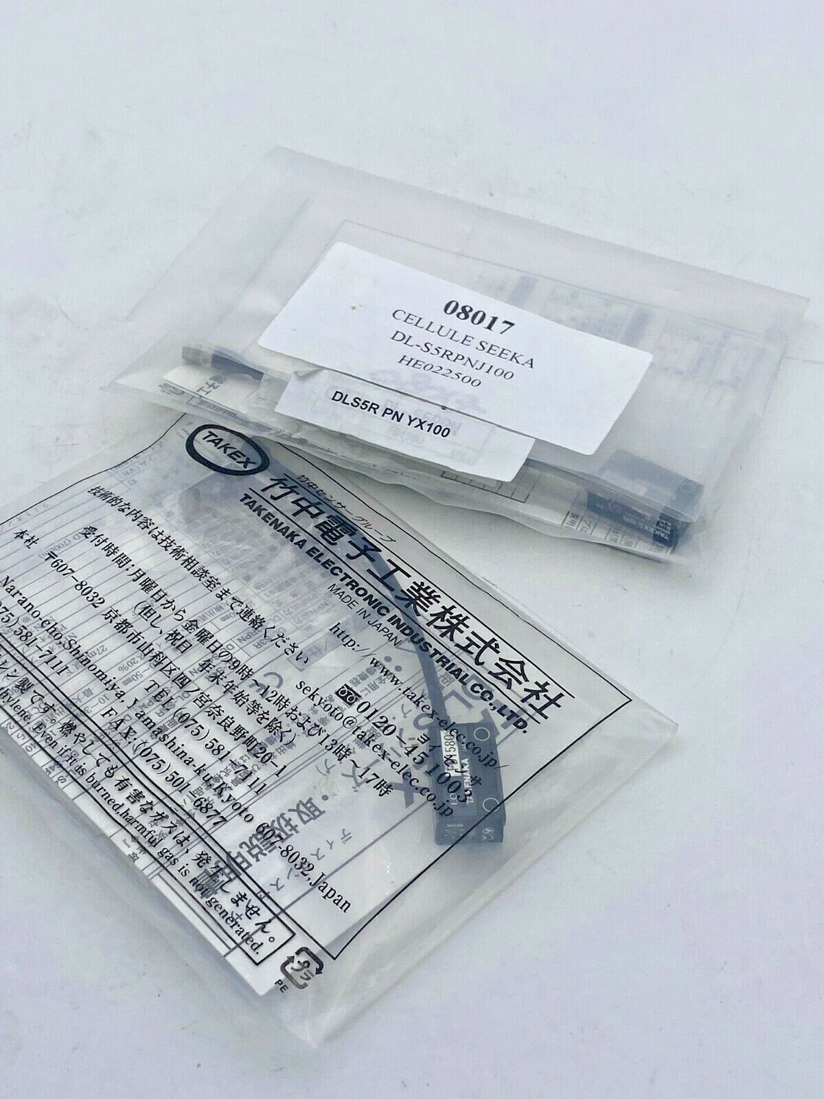 Photoelectric Sensor DL-S5R Seeka Takex détecteur électronique de proximité lot de 2pc