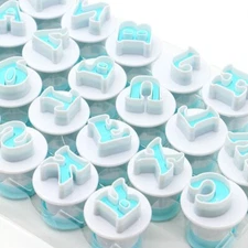 Set letter spring mold plastic cookie mold biscuit cutter small baking mold