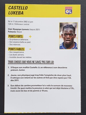 Mercato OL : Castello Lukeba quitte l'Olympique Lyonnais et renforce le
