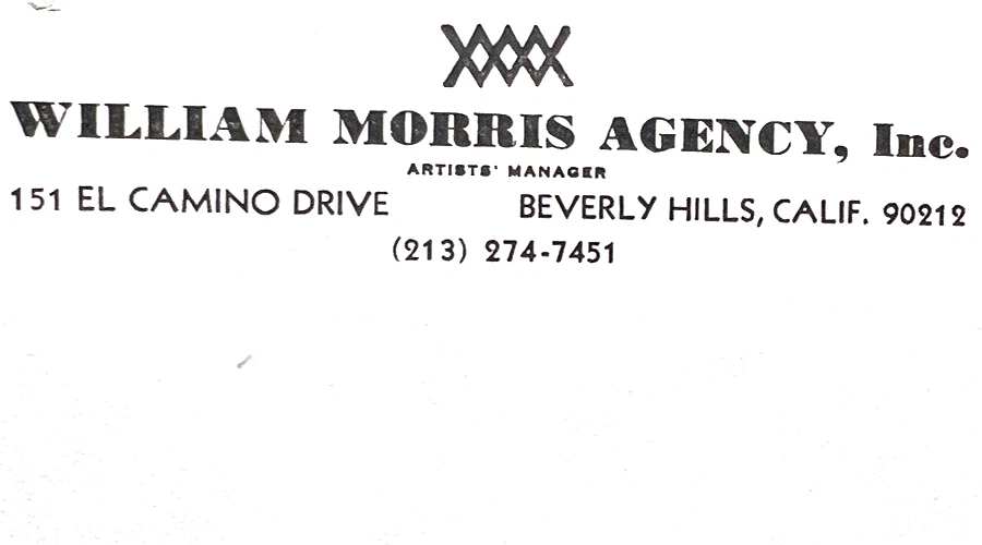 MARK SPITZ FIRMADO ÚNICO EN SU TIPO 1972 POSTOLÍMPICO CONTRATO DE AGENCIA WILLIAM MORRIS Foto 3 de 4