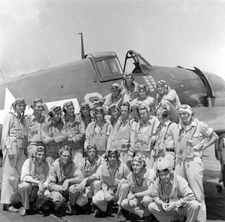 WW2 WWII Photo Aboard US Lexington CV-16 in 1944  World War Two US Navy  / US056