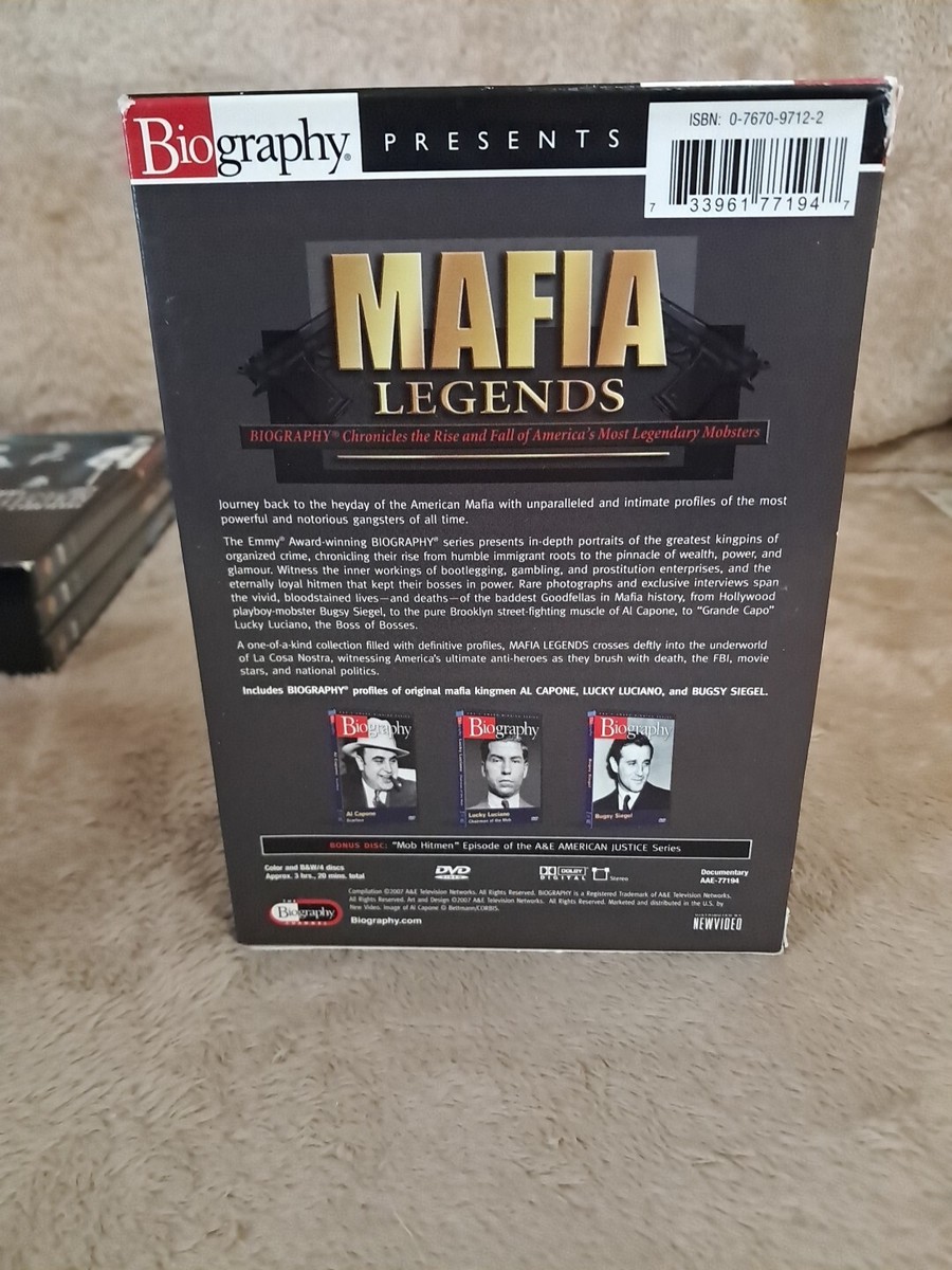 Biography - Mafia Legends (DVD, 2007, 4-Disc Set) 733961771947| eBay
