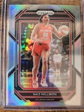 2023 Panini WNBA Prizm Naz Hillmon Silver Holo Prizm #8 Atlanta Dream