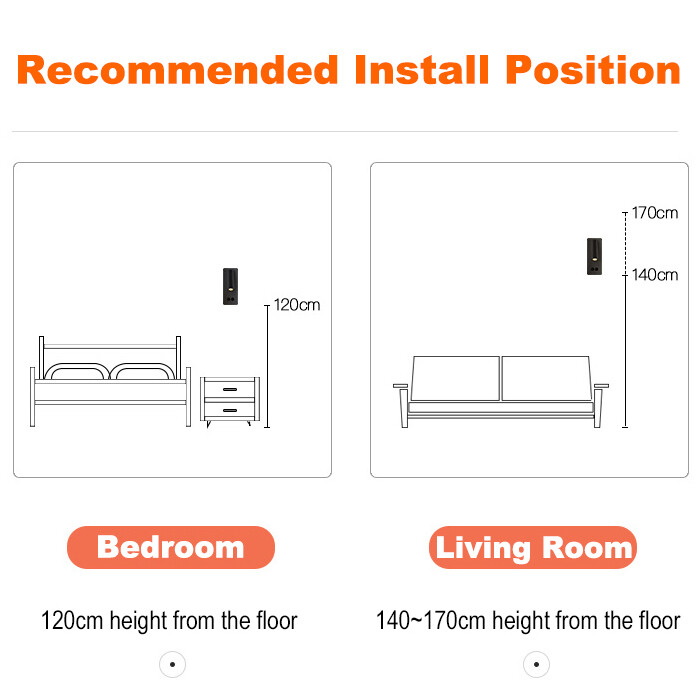 9W Swivel LED Wall Lamp Fixture Reading Bedside Light Adjustable On/Off ...