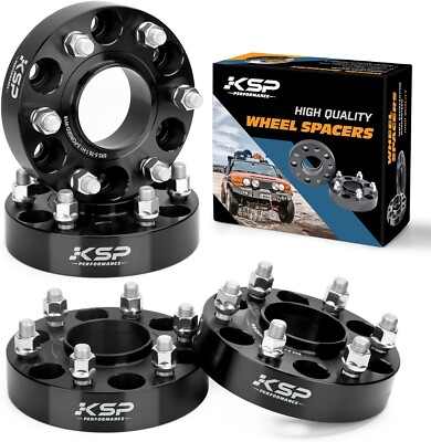 KSP 4Pcs 1.5'' 6X5.5 Wheel Spacers for 1999-2024 Chevy Silverado GMC Sierra 1500
