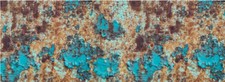 Rust Metal Patina Motorcycle Bike Scooter Car Wrap Vinyl Graphic Decal Blue Teal