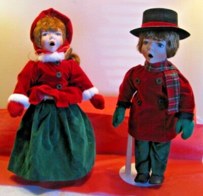 Christmas Carolers Boy Girl Dolls 14