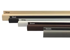 J Channel Cable Surface Raceways - 48" Length - Black, Beige, White