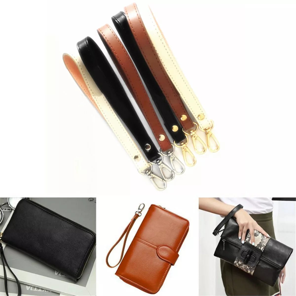 Genuine Leather Wristlet Strap