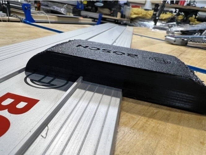 Stop Block for Bosch FSN Track Saw Guide Rail System 800