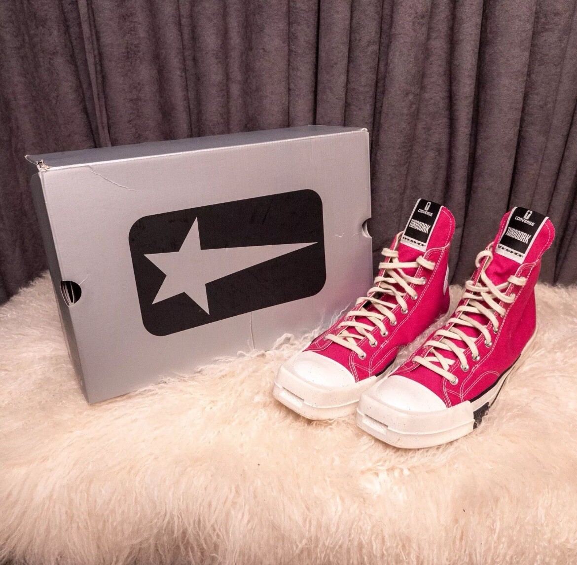 Rick Owens x Converse DRKSHDW TURBODRK Limited Edition MEN US 12