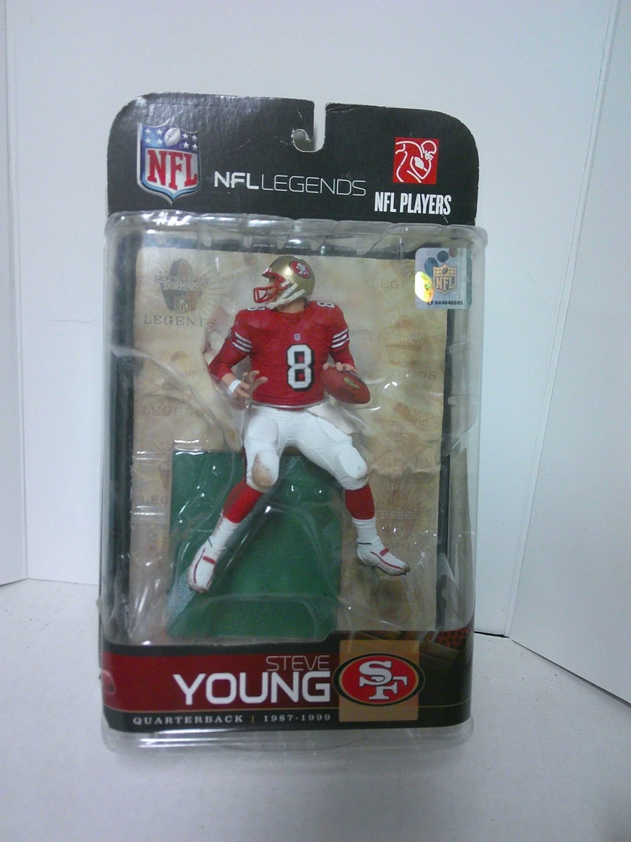マクファーレンNFL Steve Young フィギュア 2種セット McFarlane Toys NFL San Francisco 49ers Sports Football Legends