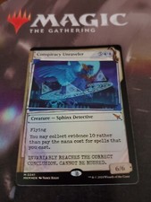 MTG. Conspiracy Unraveler. Foil Showcase. Murders at Karlov Manor. Pack Fresh 