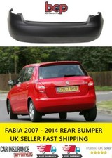 SKODA FABIA 2010 - 2014 REAR BUMPER BRAND NEW NOT VRS  INSURANCE APPROVED