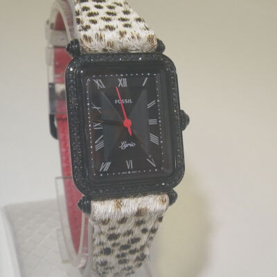 Fossil Lyric 3 Hand Faux Cheetah-Hair Leather Wtch Fossil Women main image 4
