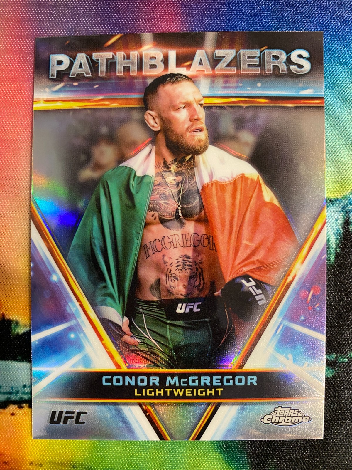 2024 TOPPS CHROME UFC PATHBLAZERS #PTH-4 CONOR MCGREGOR REFRACTOR FREE SHIPPING!