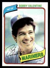 1980 Topps Bobby Valentine #56 - Seattle Mariners