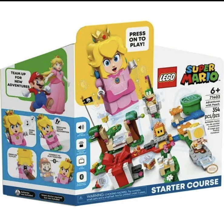 LEGO Super Mario Adventures with Peach Starter Course 71403 - 354 piezas - NUEVO