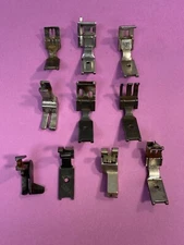 *USED LOT OF 10* MISCELLANEOUS PRESSER FEET FOR SEWING MACHINE *FREE SHIPPING*