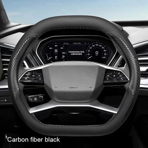 Car Steering Wheel Cover Wrap for Audi Q4 etron Q5 etron 2022 2023 24 Protector - Picture 9 of 11