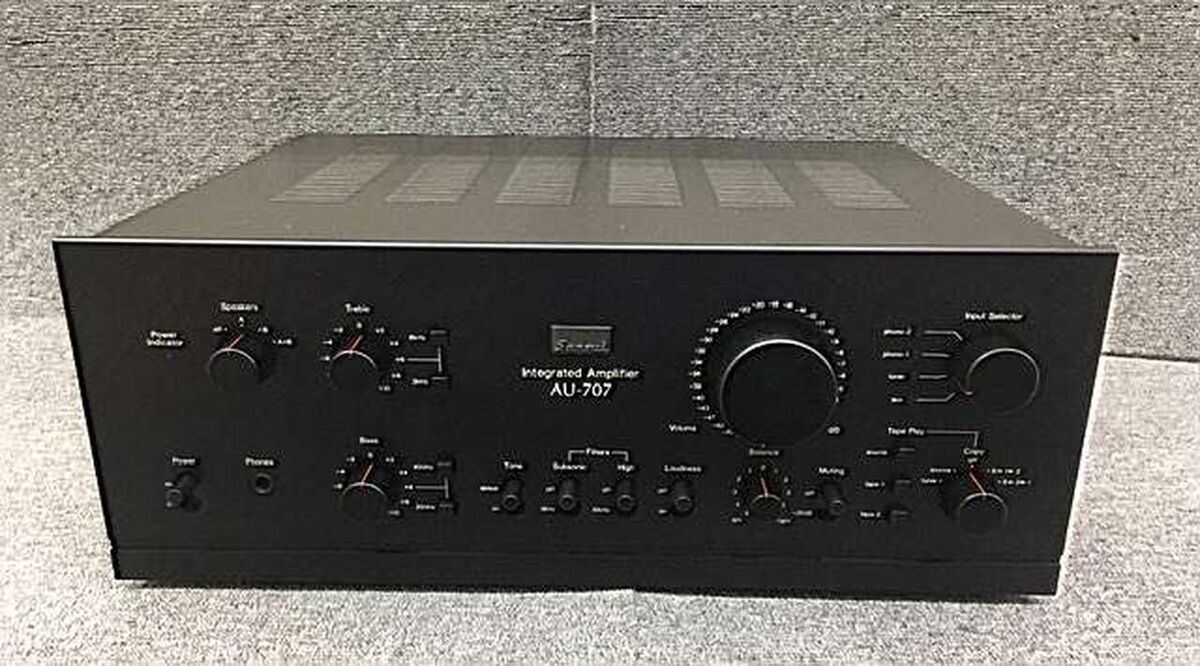 SANSUI AU-707 DC Integrated Amplifier Amp 225W AC100V Black SANSUI AU-707 DC Integrated Amplifier Amp 225W AC100V Black
