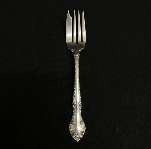 38.5g "English Gadroon" by Gorham Sterling Silver Individual Salad Fork 6 1/4"