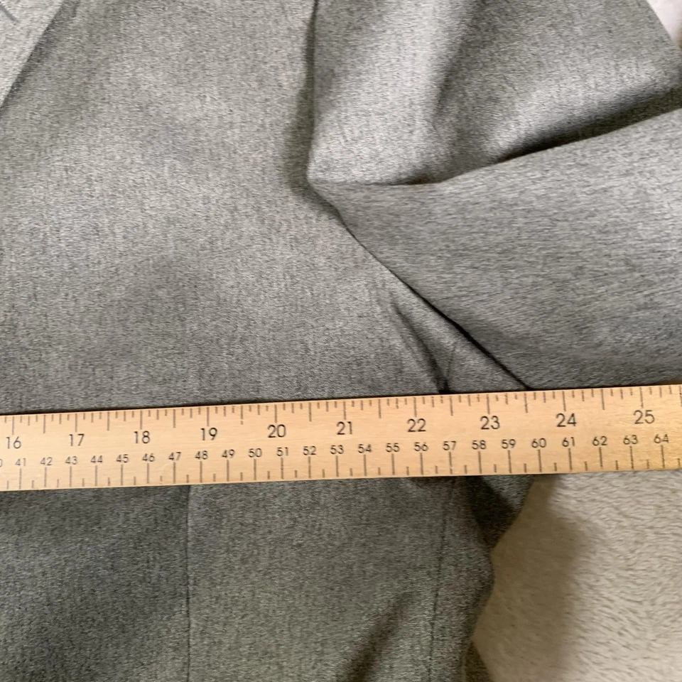 Traje J. Ferrar Para Hombres 46R 38x32 Gris 2 Piezas 3 Botones Chaqueta Plisada Puños Pantalones Foto 4 de 4