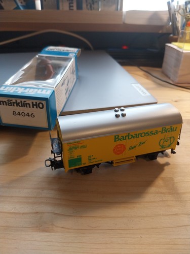 Märklin 84046 Bierwagen Barbarossa-Bräu Wechselstrom sehr guter-Zustand OVP | Condition: Gebraucht