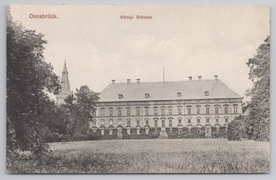 Königspalast Osnabrück König. Schloss Schloss Deutschland 1911 F.E.D. Vintage