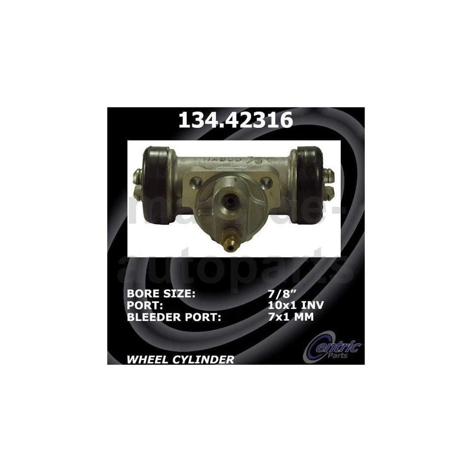 Centric Parts cilindro de roda de freio a tambor traseiro compatível com 2000 2001 2002 INFINITI QX4 - Imagem 2 de 4