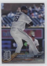 2018 Topps Update Clear 1/10 Francisco Liriano #US180 md3