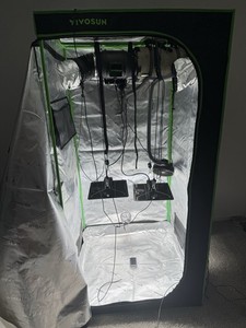 Vivosun Full Setup Indoor Grow Room 2 Lights, Humidifier,Ventilation System, Fan