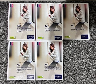 AAT Level 3 Kaplan Books   Management, Ethics & Synoptic Set 2019 20
