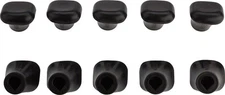 Greenfield Kickstand Rubber Foot Bag of 10 Bicycle Kickstand Tip Covers Black