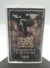 Naughty By Nature Poverty's Paradise Cassette Tape 1995 Tommy Boy TBC 1111 RARE 