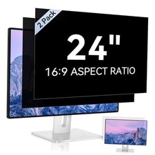 2 Pack 24 Inch Computer Privacy Screen for 16:9 Aspect Ratio 24" 16:9