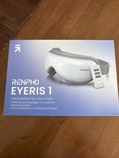 RENPHO Eyeris 1 Masseur Yeux Chauffant Bluetooth Relaxation Yeux Blanc NEUF