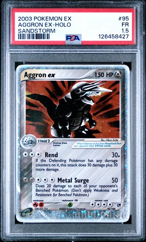 Aggron ex graded PSA 1.5 for sale on eBay