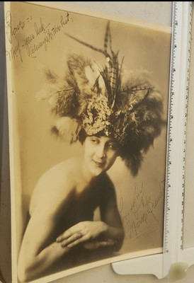 1920's MAREE BEAUDET SIGNED & Inscribed to IONE CARL By Thompson Photo