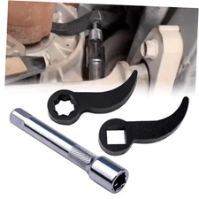 3 Pcs Pry Bar Wrench Adaptor Head Upgraded Thickening Half Shaft Crowbar 