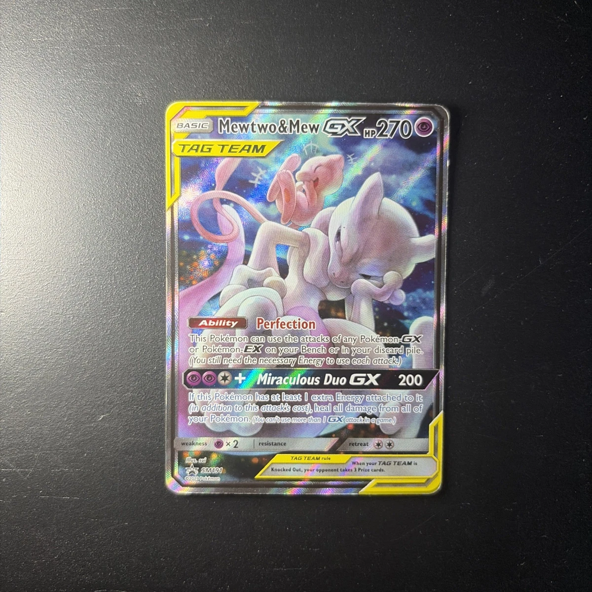 その他 Mewtwo & Mew TagTeam GX SM191 Sun & Moon Preços baixos em Cartões de jogo de cartas colecionáveis
