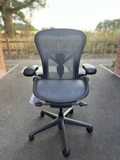 Herman Miller Aeron Ergonomic Office Chair | Size B | Graphite | Remastered SL
