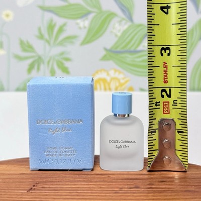 Dolce & Gabbana Light Blue Pour Homme Eau De Toilette MINI Splash 5 ml / 0.17 oz