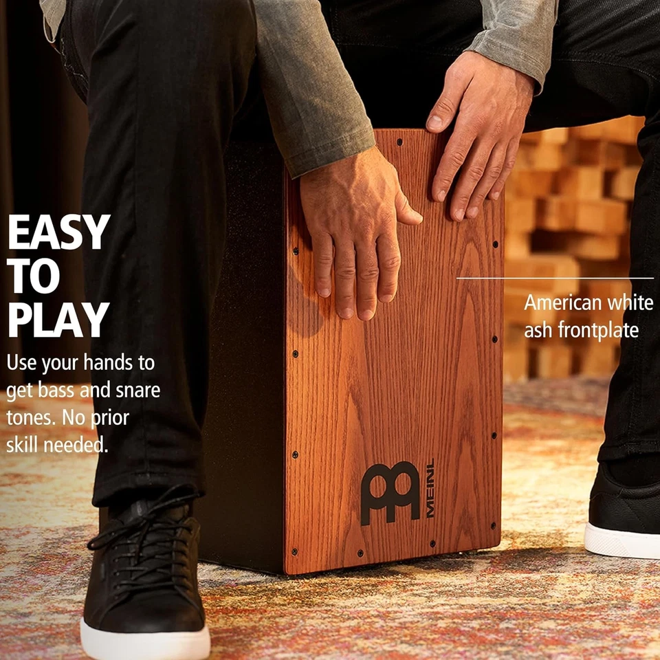 Meinl HCAJ1AWA cajon Headliner tavola in FRASSINO AMERICANO flamenco world music - Immagine 2 di 4