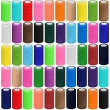 Treela 48 Pack Self Adhesive Wrap Bandage Bulk, 4 Inches x 5 Yards Self Adherent