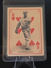 2013 Panini Golden Age PLAYING CARDS LEFTY WILLIAMS Red 6 of Hearts CHICAGO