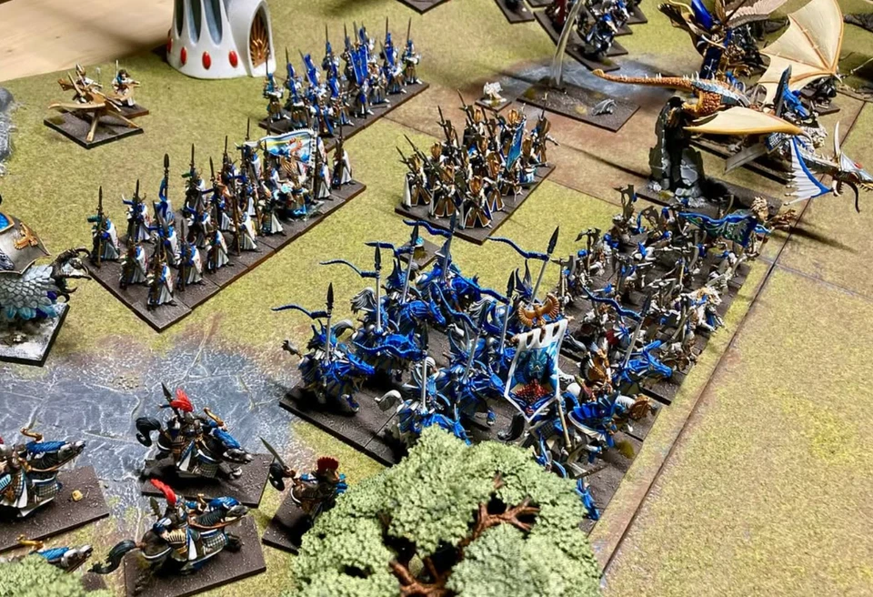 5000+ p. The Old World Warhammer High Elves Army PRO PAINTED AOS TOW WFB fantasy - Immagine 2 di 4