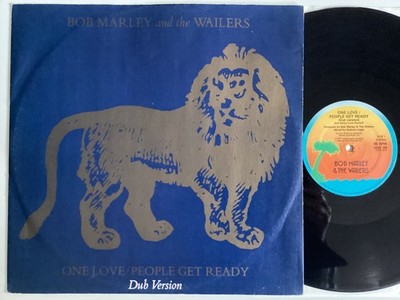 BOB MARLEY one love / people get ready Dub version 12  45 SINGLE VINYL 1984 EX H